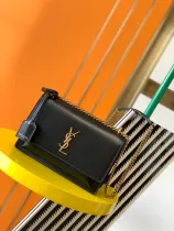 サンローランバッグYves Saint Laurent 2023年新作 高品質 442906 つまようじ柄 サンセットバッグ