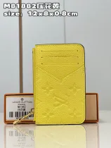 ルイヴィトン財布LOUIS VUITTON 2023年新作 高品質 M81882 エンボスイエロー M82044 名刺入れ