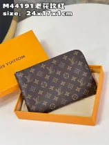 ルイヴィトン財布LOUIS VUITTON 2023新作 高品質 M44191 老眼 ローズレッド ハンドバッグ