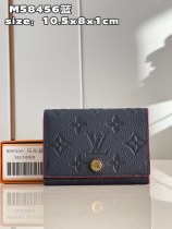 ルイヴィトン財布LOUIS VUITTON 2023 新品 高品質 M58456 ブルー 名刺入れ