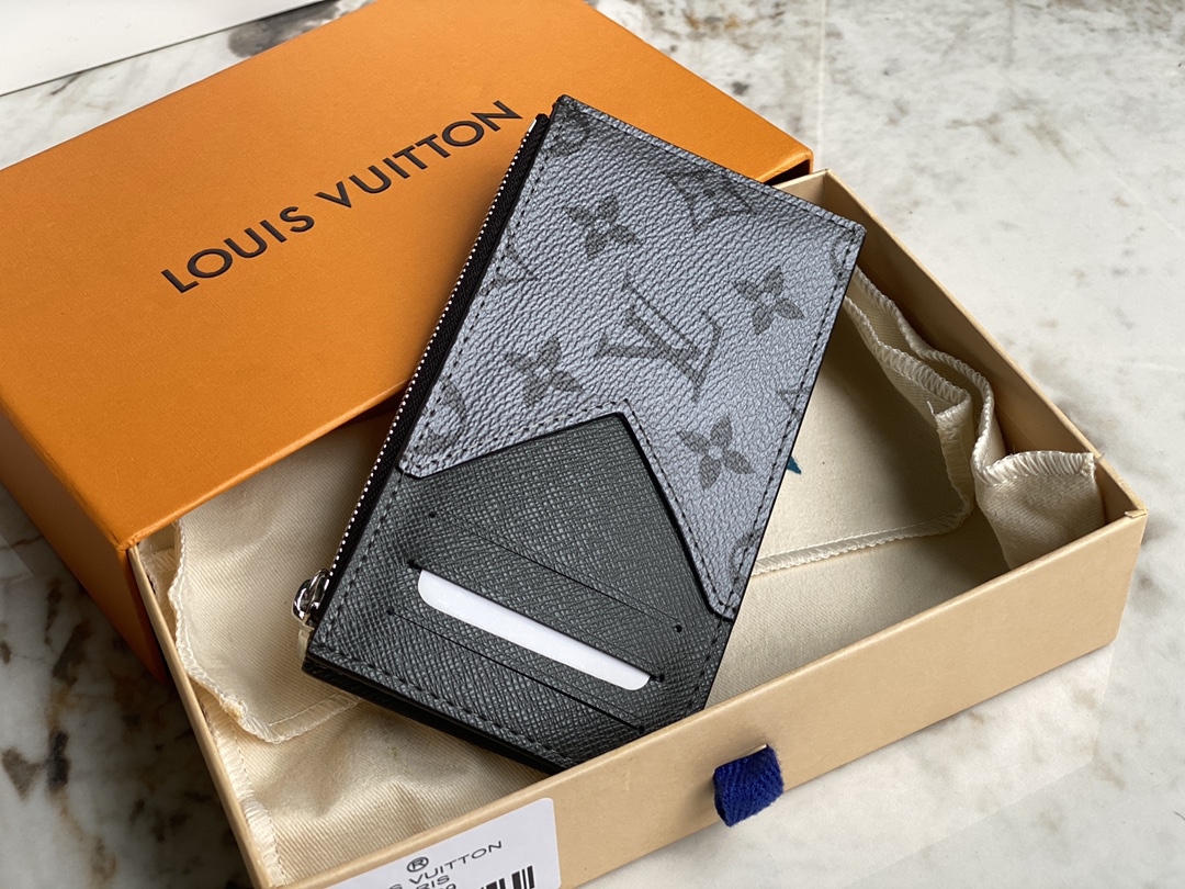 ルイヴィトン財布LOUIS VUITTON 2023年新作 高品質 M30839 シルバーグレー カードホルダー