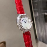 カルティエ時計CARTIER 2023年新作 アリゲーターレザー スクエアダイヤシリーズ アリゲーターレザー レディース 腕時計