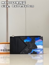 ルイヴィトン財布LOUIS VUITTON 2023年新作 高品質 M81751 グラフィティブルー カードホルダー