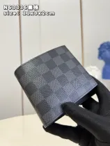 ルイヴィトン財布LOUIS VUITTON 2023 新品 高品質 N63336 ブラック グリッド ウォレット