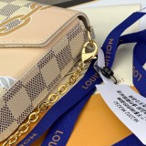 ルイヴィトン財布LOUIS VUITTON 2023 新品 高品質 N60466 ホワイト グリッド ハンドバッグ