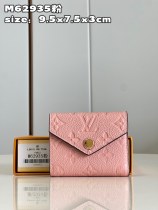 ルイヴィトン財布LOUIS VUITTON 2023年新作 高品質 M62935 ピンク ショートウォレット