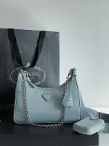 プラダバッグPRADA 2023新作高品質1BH204レインボーカラースリーインワンバッグ