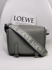ロエベバッグLOEWE 2023 新しい高品質 A74 パール グレー メッセンジャー バッグ