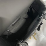 ディオールバッグDIOR 2023新しい高品質のミニ三格子マットレザーブラックバッグ
