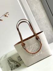 ロエベバッグLOEWE 2023年新作 高品質 062186 スモール プリント トートバッグ