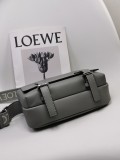 ロエベバッグLOEWE 2023 新しい高品質 A74 パール グレー メッセンジャー バッグ