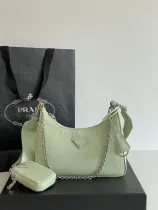 プラダバッグPRADA 2023新作高品質1BH204レインボーカラースリーインワンバッグ