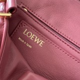 ロエベバッグLOEWE 2023年新作 高品質 062768 シャイニーナッパシープレザー ハンドバッグ