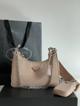 プラダバッグPRADA 2023新作高品質1BH204レインボーカラースリーインワンバッグ
