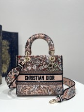 ディオールバッグDIOR 2023新品高級刺繍秋冬シリーズバッグ