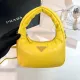 プラダバッグPRADA 2023年新作高品質1BA384裏地ソフトシープスキンハンドバッグ