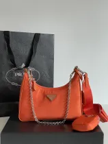 プラダバッグPRADA 2023新作高品質1BH204レインボーカラースリーインワンバッグ