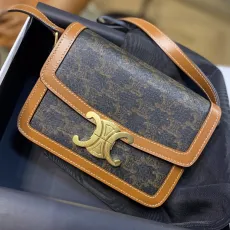 セリーヌバッグCELINE 2023新作 高級デニム刺繍バッグ