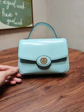 トリーバーチバッグTORY BURCH 2023年新作高品質892スモールパテントレザー両用ショルダーバッグ
