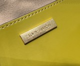 トリーバーチバッグTORY BURCH 2023年新作 高品質 126 グリーン パテントレザー ロング ハンドバッグ