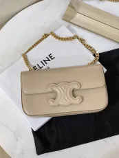 セリーヌバッグCELINE 2023年新作 上質 199243.PH アイボリー ホワイト ミルクティー ネイキッド バッグ