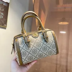 トリーバーチバッグTORY BURCH 2023年新作 高品質 1620-1622 ボストン ミディアム バレルバッグ