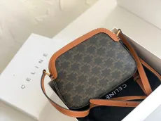 セリーヌバッグCELINE 2023年新作高級レトロプリント柄バッグ