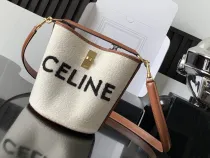 セリーヌバッグCELINE 2023年新作 上質な195573s生地のバケットバッグ