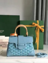 ゴヤールバッグGOYARD 2023新作 上質 ターコイズブルー ソフトタイプ ミニバッグ