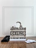 セリーヌバッグCELINE 2023新作 上質なスモール オールボディ プリント生地 ハンドバッグ
