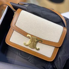 セリーヌバッグCELINE 2023新作 高級デニム刺繍バッグ
