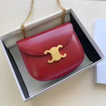 セリーヌバッグCELINE 2023年新作高級チェーンシャイニー牛革バッグ