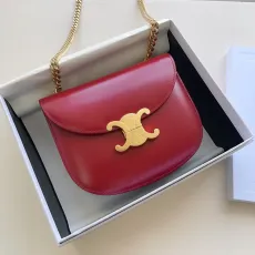 セリーヌバッグCELINE 2023年新作高級チェーンシャイニー牛革バッグ