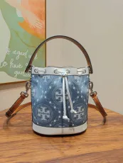 トリーバーチバッグTORY BURCH 2023 新品 高品質 1615 ミディアム バケットバッグ
