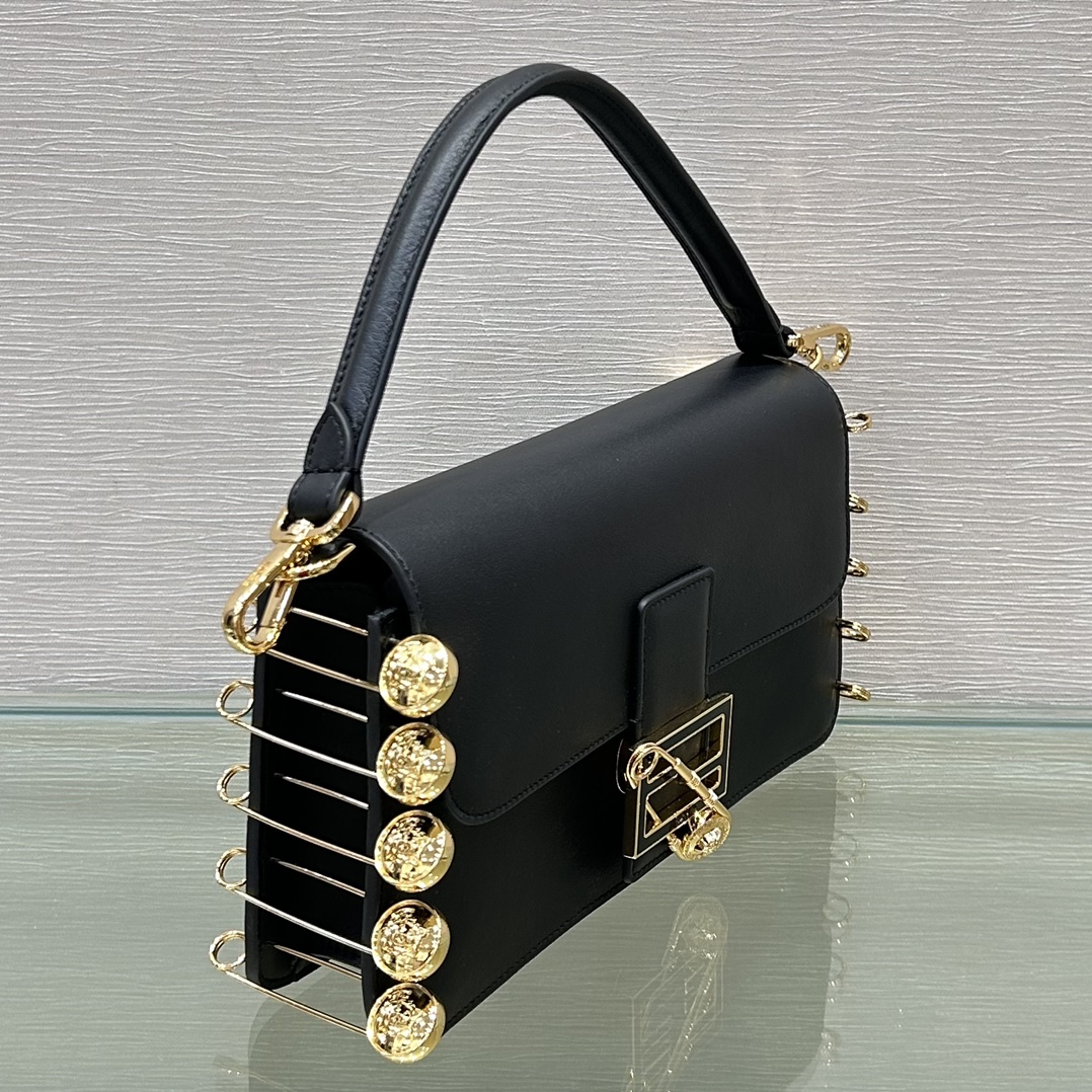 フェンディバッグFENDI 2023新作高品質ミディアムバゲットハンドバッグ
