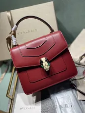 ブルガリバッグBVLGARI 2023新作 高品質 ダークレッド メッセンジャーバッグ