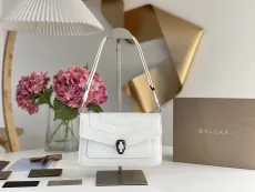 ブルガリバッグBVLGARI 2023 新品 高品質 292320 ホワイト ショルダー メッセンジャー チェーンバッグ