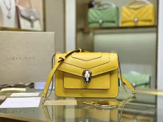 ブルガリバッグBVLGARI 2023 新品 高品質 289676 デイジーイエロー メッセンジャーバッグ
