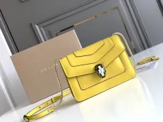 ブルガリバッグBVLGARI 2023年新作高品質デイジーイエローメッセンジャーバッグ