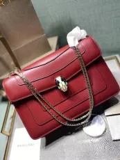 ブルガリバッグBVLGARI 2023新作 高品質 ダークレッド メッセンジャーバッグ