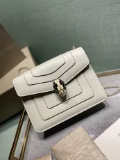 ブルガリバッグBVLGARI 2023年新作高品質パールホワイトメッセンジャーバッグ