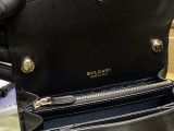 ブルガリバッグBVLGARI 2023 新品 高品質 289676 ブラック メッセンジャーバッグ