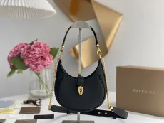 ブルガリバッグBVLGARI 2023 新品 高品質 291632 スモール ブルー メッセンジャーバッグ 脇の下バッグ