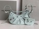 バレンシアガバッグBALENCIAGA 2023新作 上質701 クロコダイル柄 ミントグリーン 半三日月 脇団子