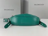 バレンシアガバッグBALENCIAGA 2023新作 高品質 701 バースト エメラルド ハーフクレセント 脇餃子