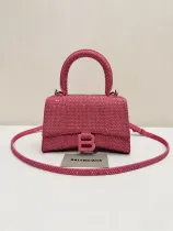 バレンシアガバッグBALENCIAGA 2023年新作高品質70552フルダイヤモンド砂時計バッグ