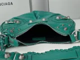 バレンシアガバッグBALENCIAGA 2023新作 高品質 701 バースト エメラルド ハーフクレセント 脇餃子