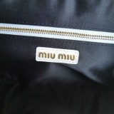 ミュウミュウバッグMiu Miu 2023 新しい高品質 5BB124 ボーリング ハンドバッグ