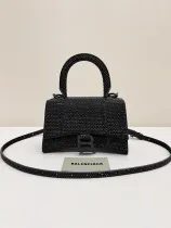 バレンシアガバッグBALENCIAGA 2023年新作高品質70552フルダイヤモンド砂時計バッグ