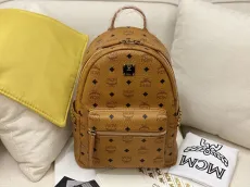 エムシーエムバッグMCM 2023 新品 高品質 ブラウン スモール バックパック